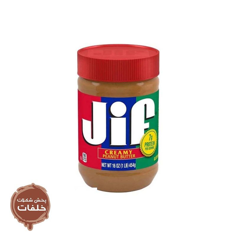 کره بادام زمینی جیف jif مدل creamy