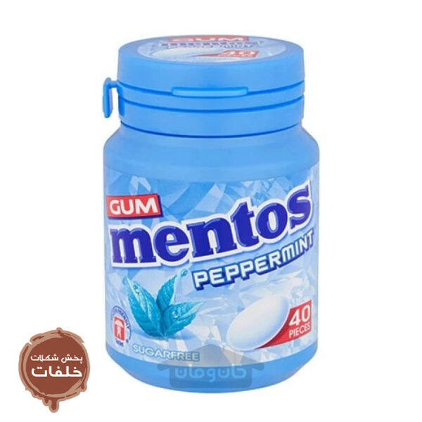 آدامس منتوس با طعم نعنا تند بدون شکر 56 گرم (mentos) 40 عددی (اورجینال)