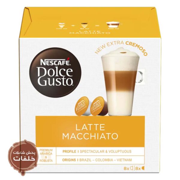 کپسول دولچه گوستو Latte Macchiato بسته 16 عددی