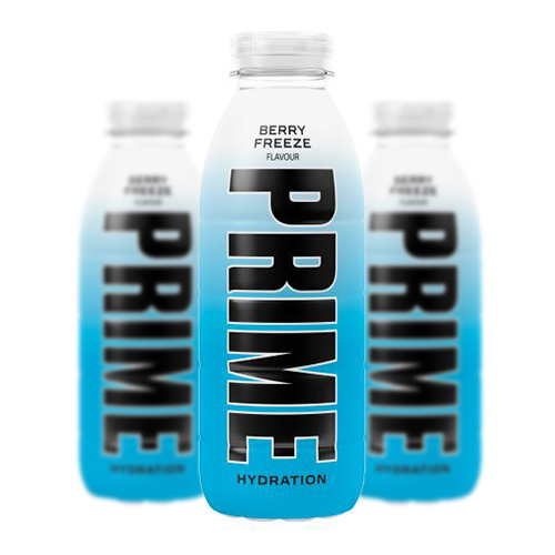 نوشیدنی هیدراته با طعم تمشک ابی پرایم (prime) 500 میل