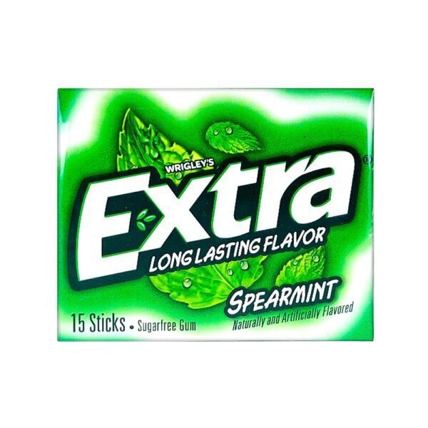 آدامس Extra با طعم نعنا ملایم (بسته کتابی 15 عددی)