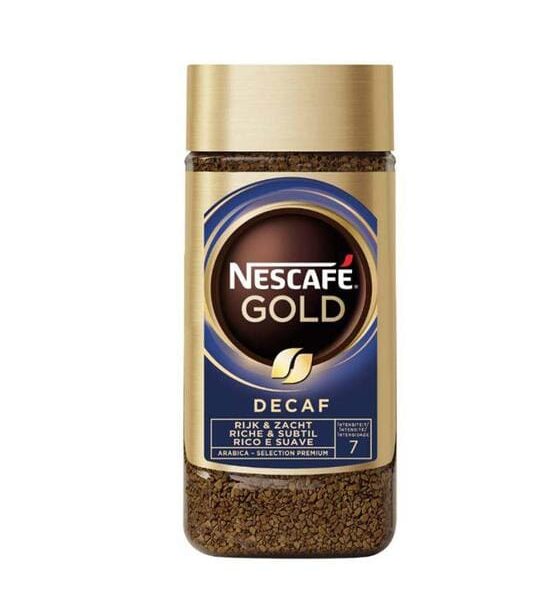 قهوه فوری نسکافه نستله گلد مدل DECAF حجم 100 گرم