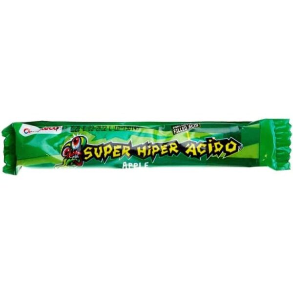 آدامس ترش زامبی سوپر هایپر اسیدو قلمی طعم سیب Super Hiper Acido