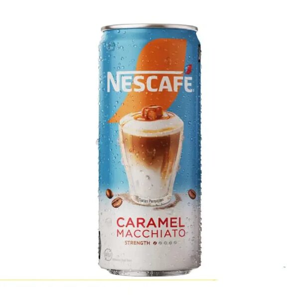 آیس کافی  نسکافه Nescafe Caramel Macchiato با طعم کارامل ماکیاتو 220 میل