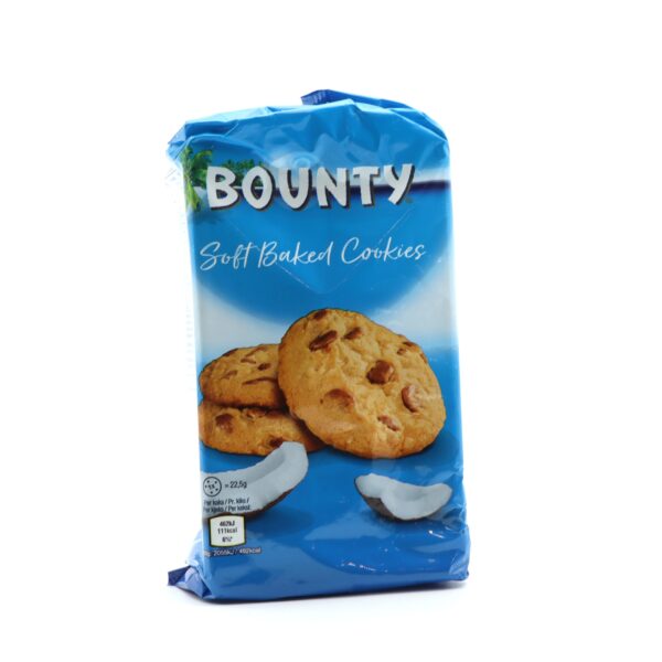 کوکی با تکه های شکلات و نارگیل بونتی 180 گرم bounty