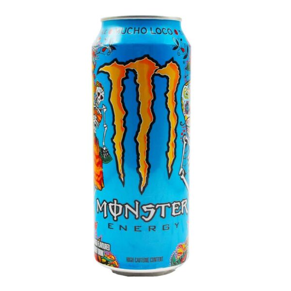 انرژی زا مانستر MONSTER اصل مدل ماکو لوکو با طعم انبه حجم 500 میلی لیتر