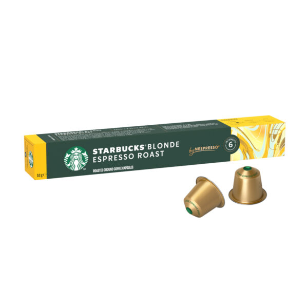 کپسول قهوه نسپرسو استارباکس بلوند اسپرسو رست Starbucks Blonde Espresso Roast