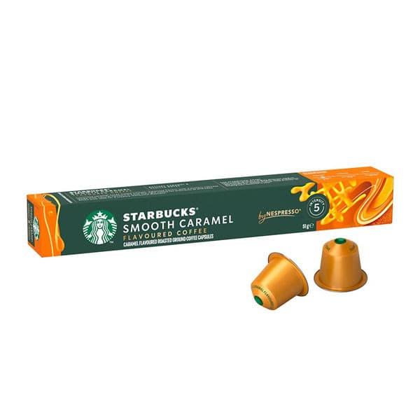 کپسول قهوه کاراملی استارباکس STARBUCKS مدل Smooth caramel