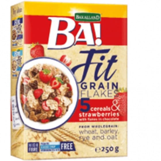 کورن رژیمی باکالند Bakalland Strawberry & Chocolate توت فرنگی و شکلاتی 250 گرم