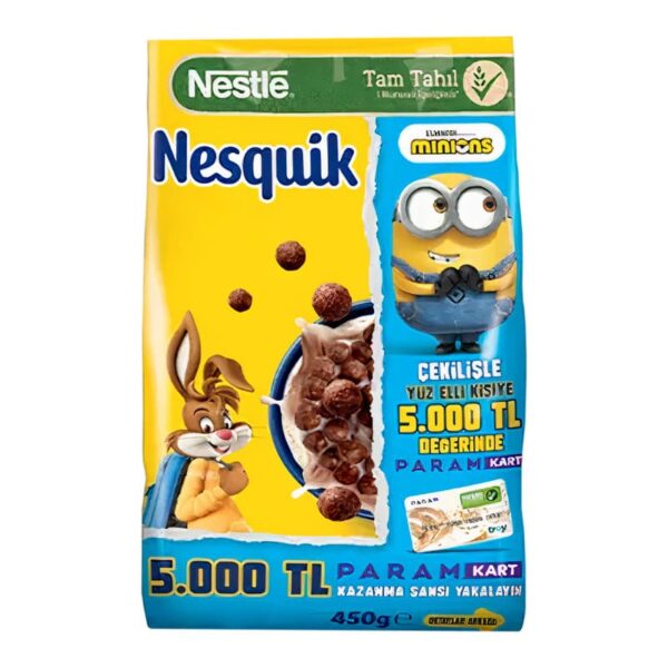 کورن فلکس توپی شکلاتی نسکوئیک 450 گرم کیسه ای