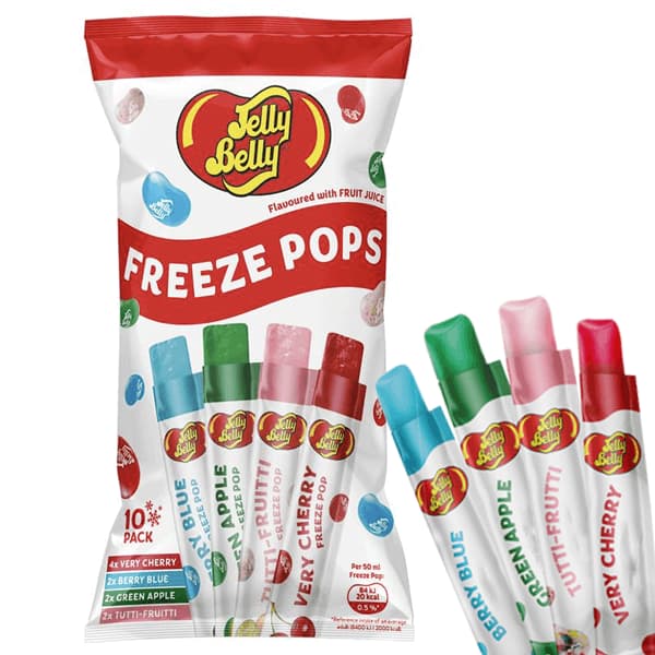 بستنی‌ یخی ژله ای بسته ده تایی jelly belly