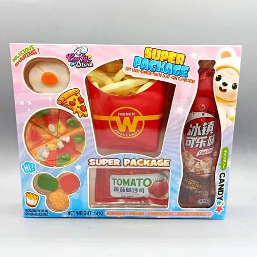 پاستیل پک پیتزا و سیب زمینی سوپر پکیج (141 گرم) super package