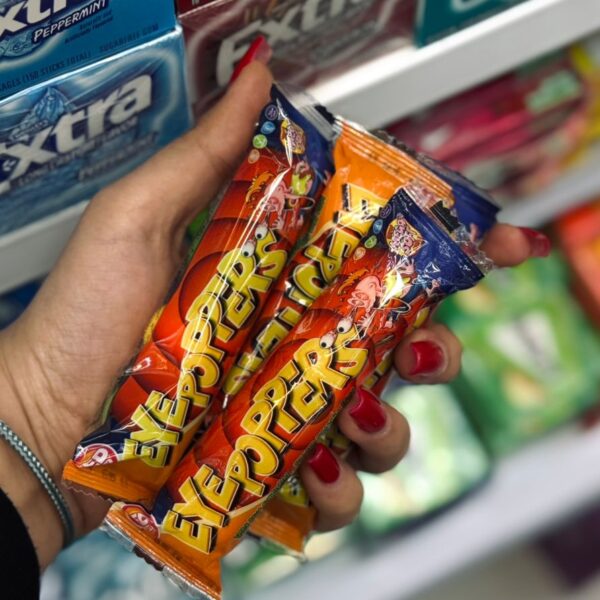 آدامس سنگی توپی ترش 4تایی ZED candy