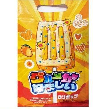 بستنی خشک طرح آبنبات چوبی انبه 10 عددی
