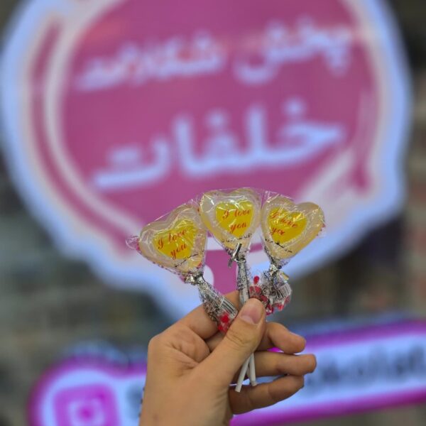 ابنبات چوبی طرح قلب