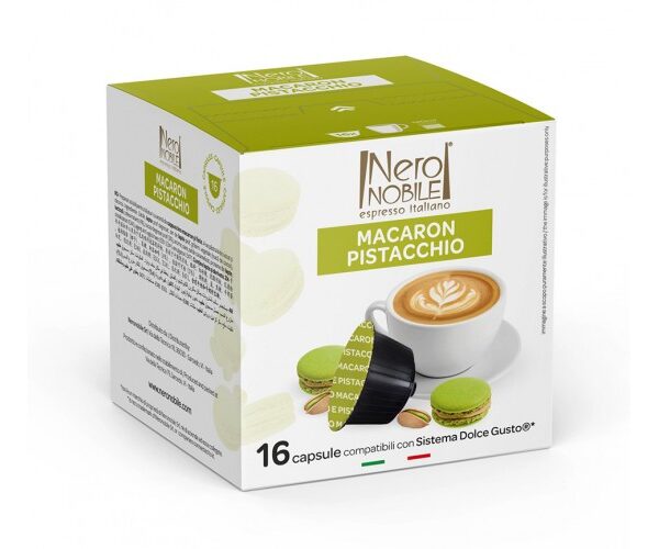 کپسول دولچه nero nobile  ماکارون پسته