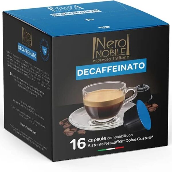 کپسول دولچه nero nobile  قهوه دکافئیناتو