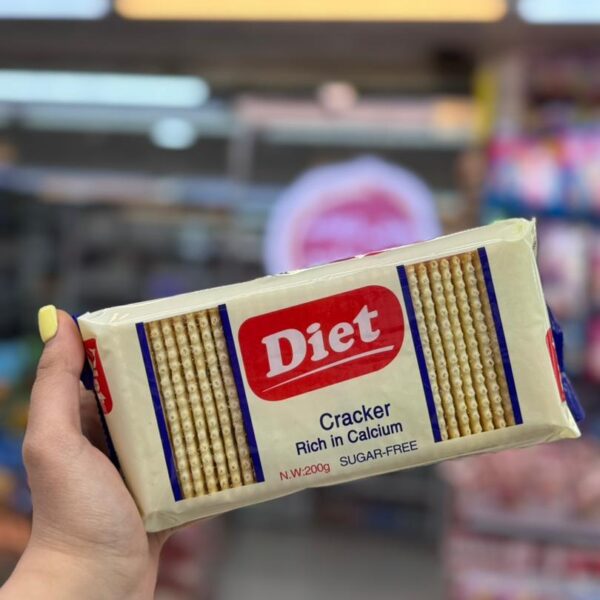 بیسکوییت کراکر بدون شکر و رژیمی پر از کلسیم دایت DIET