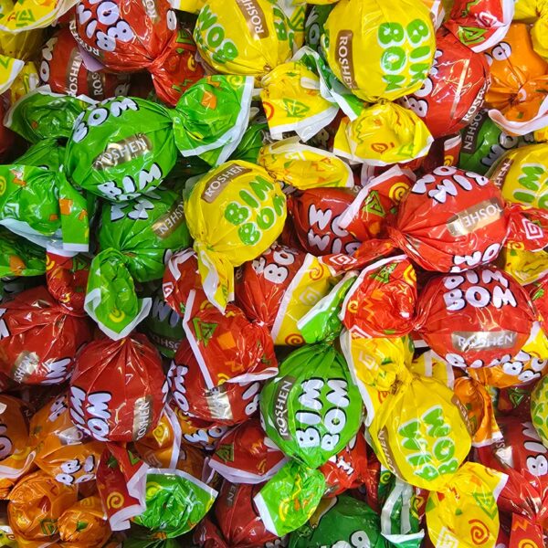 آبنبات بیم بوم روشن ROSHEN میکس میوه 500 گرم