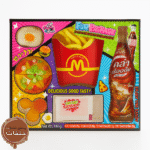 Fun Package Fast Food Candy 141g پاستیل ژله‌ای طرح فست فود پاستیل فست فود با نوشابه و پیتزا