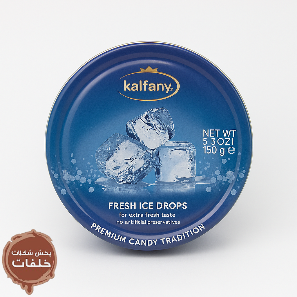 آبنبات Kalfany Fresh Ice Drops آبنبات یخی خنک Kalfany Kalfany Fresh Ice Drops 150g
