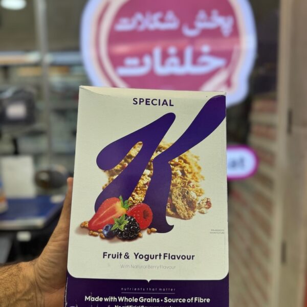 غلات صبحانه اسپشیال کی با طعم میوه و ماست Special K Fruit and Yogurt Cereal‏