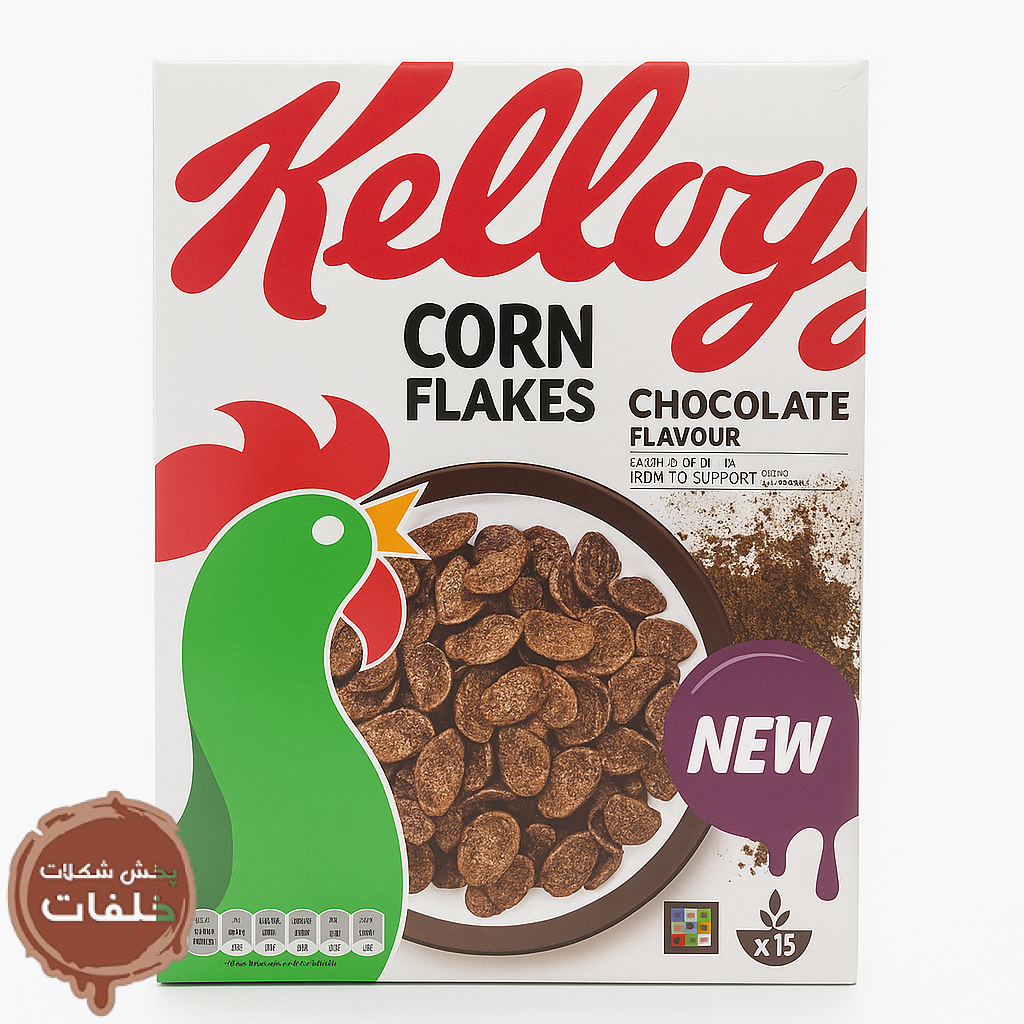 برند: Kellogg’s – کلاگز نوع: غلات صبحانه ساده وزن: ۳۴۰ گرم کشور سازنده: بر اساس بسته‌بندی محصول مواد اصلی: ذرت کامل، ویتامین‌ها و مواد معدنی مناسب برای: صبحانه روزانه، میان‌وعده سالم