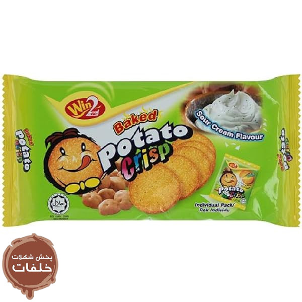 کراکر سیبزمینی ترد Win2 – خامه ترش (120 گرم)