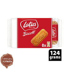 بیسکوئیت بیسکوف 124 گرمی لوتوس – بسته 8 عددی