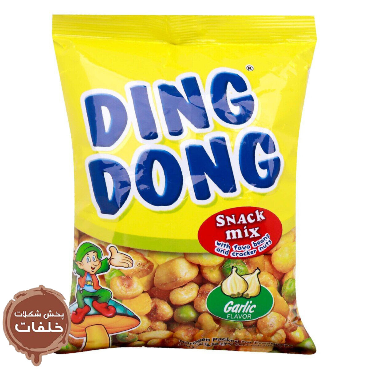 اسنک میکس دینگ دونگ طعم سیر 100 گرم