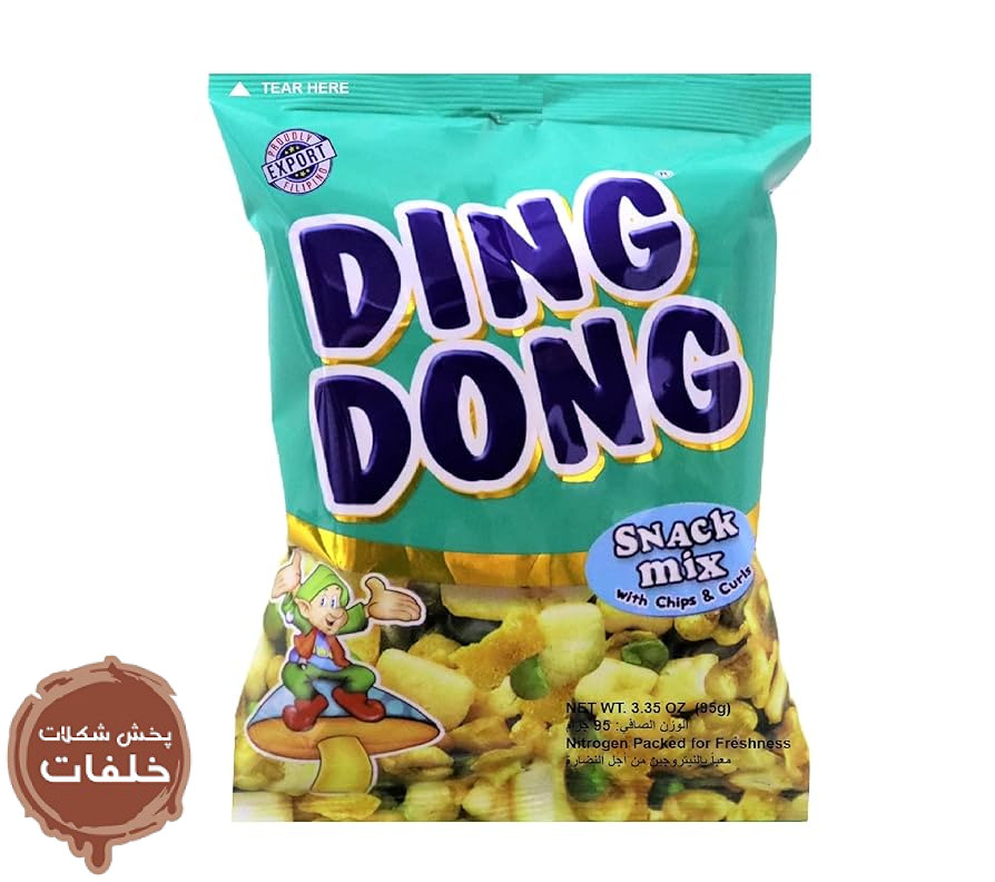 اسنک میکس دینگ دونگ سبز ساده 95 گرم