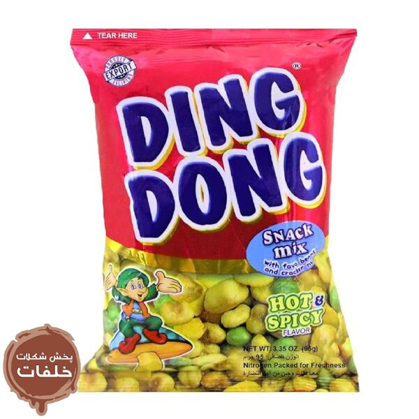 اسنک میکس دینگ دونگ قرمز تند 95 گرم