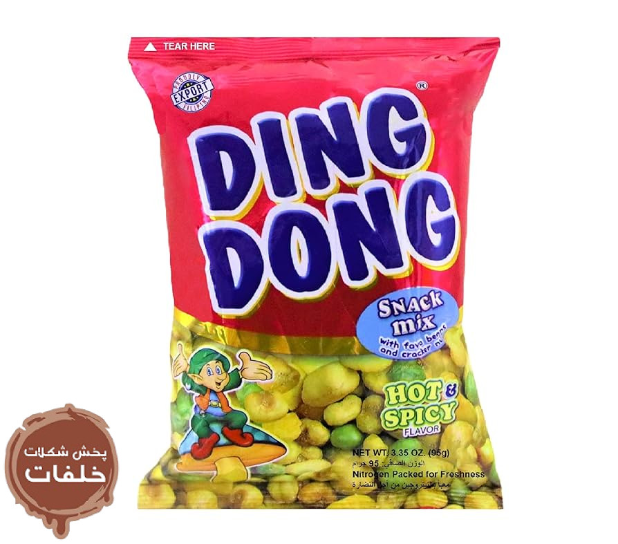 اسنک میکس دینگ دونگ قرمز تند 95 گرم