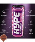 نوشابه انرژی زا Hype Energy Buzz طعم مارشملو – Hype Energy Drink Marshmallow Madness