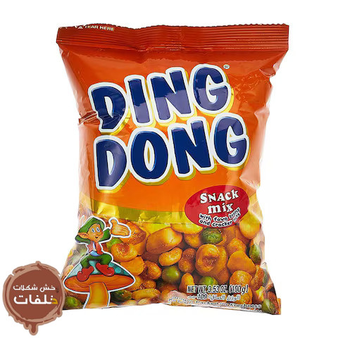 اسنک میکس دینگ دونگ نارنجی 100 گرم