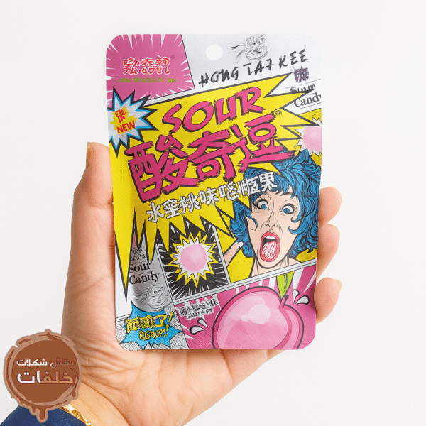 آبنبات ترش هلو Hong Tai Kee – Sour Candy Peach