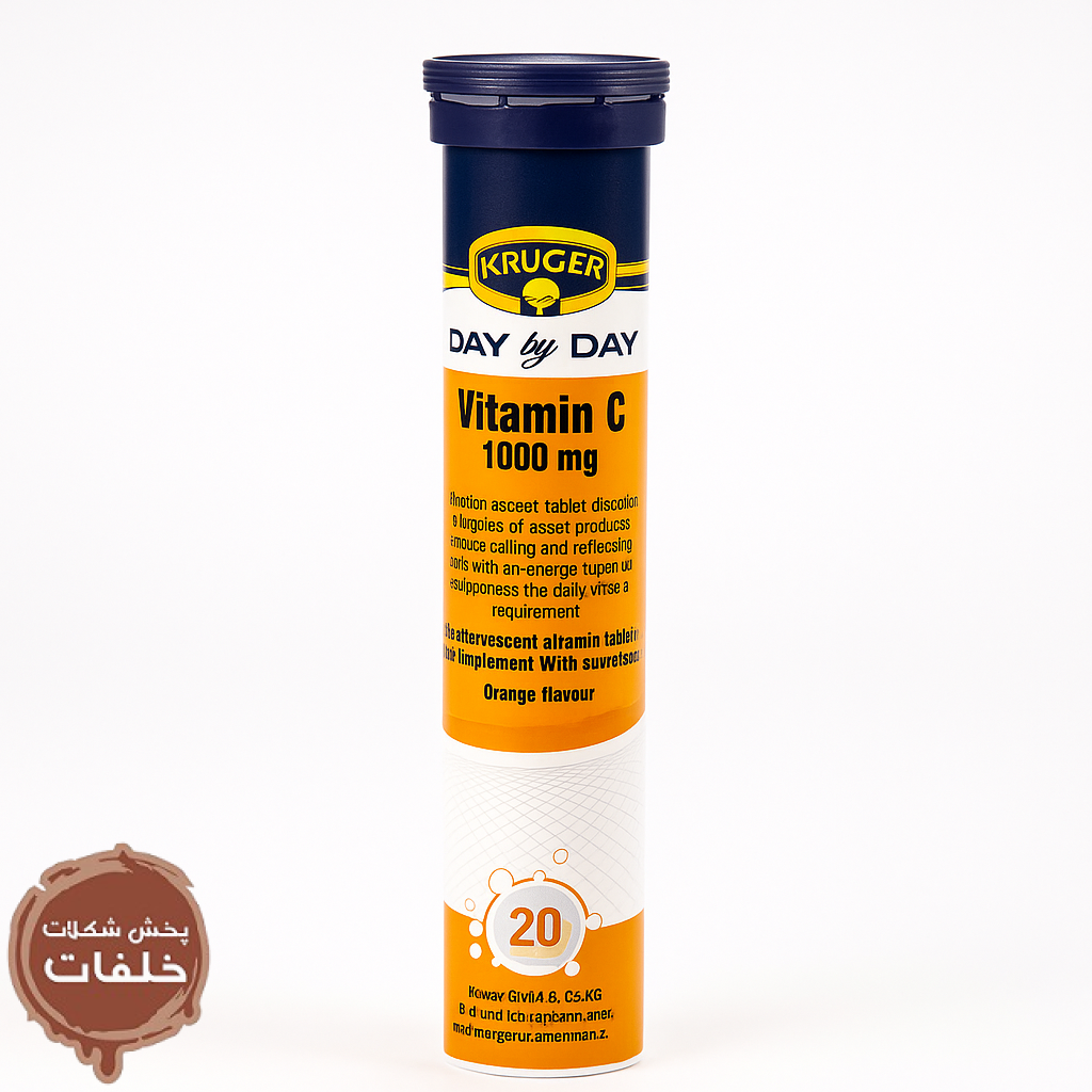 قرص جوشان کروگر ویتامین C 1000 میلی گرم Krüger Vitamin C Effervescent