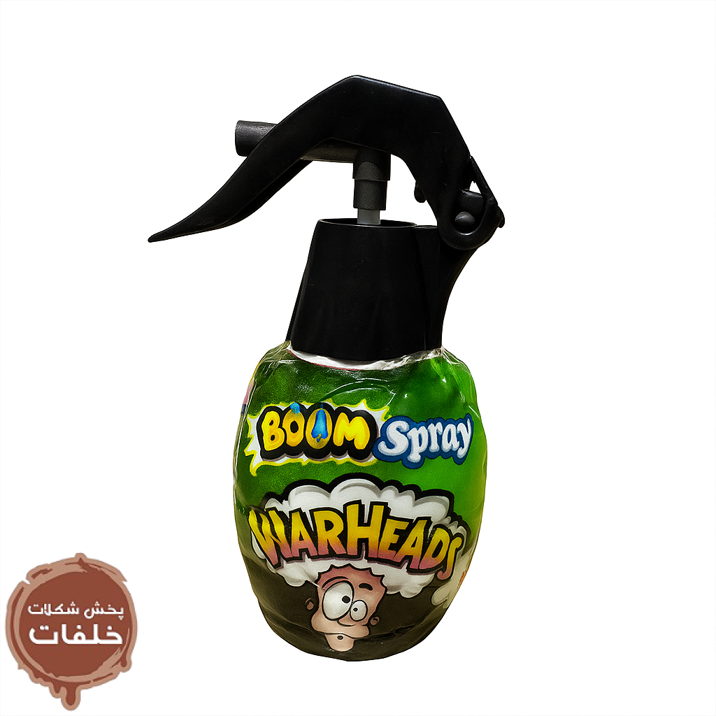 اسپری ترش بمب ورهدز طعم سیب سبز Warheads Boom Spray Green Apple