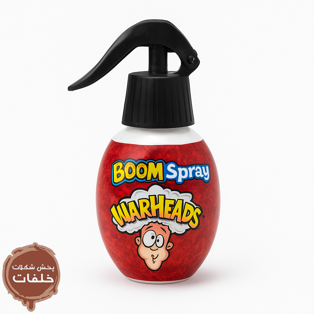 اسپری ترش بمب ورهدز طعم توت فرنگی Warheads Boom Spray Strawberry