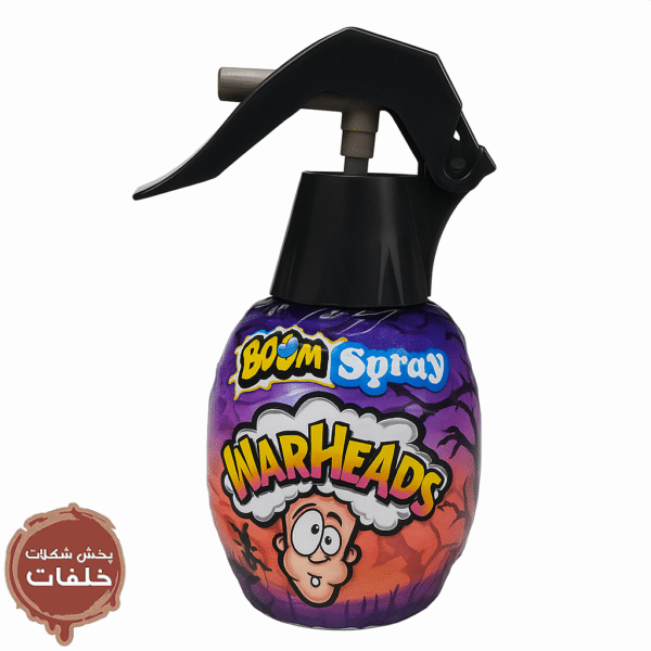 اسپری ترش بمب ورهدز طعم انگور Warheads Boom Spray Grape