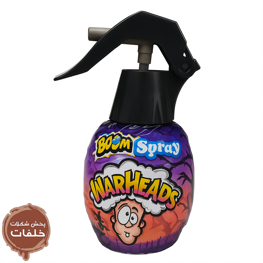 اسپری ترش بمب ورهدز طعم انگور Warheads Boom Spray Grape